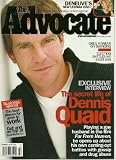 The Advocate (Magazine) ~ October 29, 2002~ Dennis Quaid/ Greg Kinnear