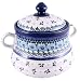  Polish Pottery Biscuit Keeper 7 3/4\