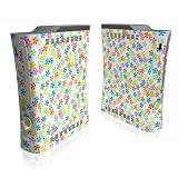 Flower Power Design Xbox 360 Front Panel Protector Skin Decal Sticker