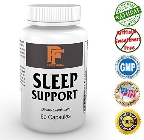 Physique Formula Sleep Support-Natural Nutrients To Help With A Restful Nights Sleep &amp; Workout Recovery