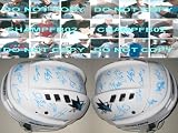 2011 SAN JOSE SHARKS,TEAM,SIGNED,AUTOGRAPHED,FULL SIZE HELMET,JOE THORNTON,JOE PAVELSKI,PATRICK MARLEAU PLUS MORE,WITH COA,PROOF