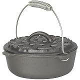 Stansport Cast Iron Pre-Seasoned Steamer / Casserole
