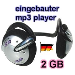 bestbuy-24 Sport Kopfh�rer mit 2 GB Speicher mp3 player eingebaut, kabellos, wireless headphone