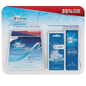 Crest Whitestrips Advanced Seal +35% More Strips for Extra Whitening Power