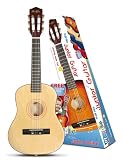 Music Alley 1/2 Size Junior Guitar Includes CD And Tutor Book – Natural