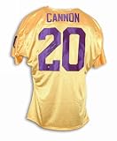 Autographed Billy Cannon Lsu Jersey Inscribed 20 And Ht 59