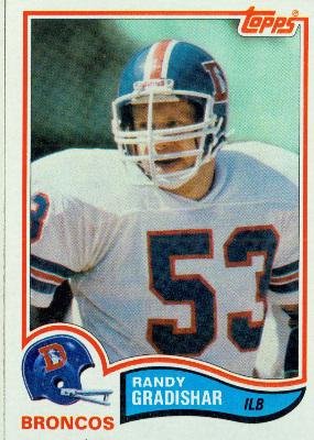 1982 Topps #79 Randy Gradishar - Denver Broncos (Football Cards)