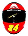 AUTOGRAPHED 2015 Jeff Gordon #24 Axalta Racing Team RAINBOW WARRIOR (Bristol Paint Scheme) Signed Full-Size Lionel NASCAR Collectible Replica Helmet with COA (Limited Edition!)