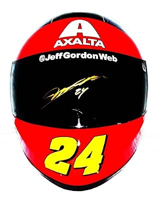 AUTOGRAPHED 2015 Jeff Gordon #24 Axalta Racing Team RAINBOW WARRIOR (Bristol Paint Scheme) Signed Full-Size Lionel NASCAR Collectible Replica Helmet with COA (Limited Edition!)