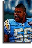 Completely Handpainted American Football Sport Painting, Custom Order FL4314, Oil on Canvas, with Option to Paint Jerry, Brett & Co. from Any Other Favorite Photograph or Picture, Unframed, Size 11" x 17" inch