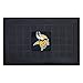 FANMATS 11446 Minnesota Vikings Heavy Duty Vinyl Medallion Outdoor Door Mat - 19.5in. x 31in.