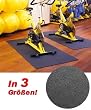 Floordirekt SPORT - High-Tech Unterlegmatte f�r Fitnessger�te - 90x200cm - dunkelanthrazit