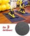 Floordirekt SPORT - High-Tech Unterlegmatte für Fitnessgeräte - 90x200cm - dunkelanthrazit