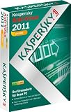 Kaspersky Anti-Virus 2011 (Upgrade / kostenlose Upgradem&ouml;glichkeit auf Version 2012)