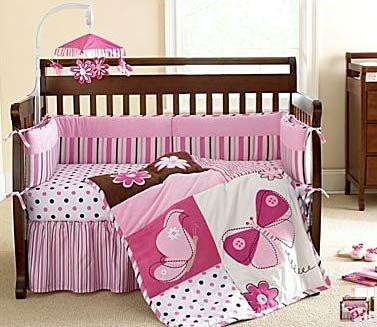 Flutter 4 Pc. Crib Bedding Set by Lambs & Ivy product image