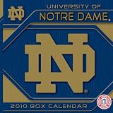 Notre Dame Fighting Irish - Box 2010 Box Calendar image