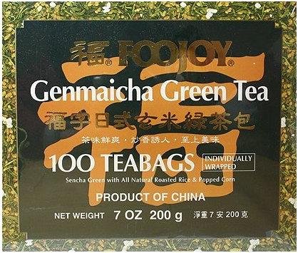 FooJoy Genmai Cha - Brown Rice Green Tea (100 to 600 Tea Bags) by FooJoy