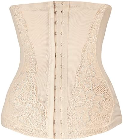 SG Waist 7pc Spiral Steel Boned Breathe Corset Tummy Trainer Cincher Girdle