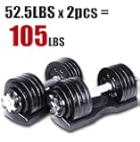 Starring 65 105 200 Lbs adjustable dumbbells