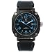 Lucien Piccard Men's 'Cruiser Collection - Big Blue' Watch in Stainless Steel with Leather Strap 28127BU