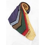 7Piece 100% Pure Silk Ties. Made in England. (104D)RRP£139.99