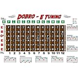 Amazon.com: Dobro Fretboard Chart Resonator Guitar Poster - G Tuning ...