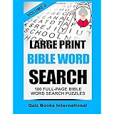large print bible word search volume 2 100 bible related word search puzzles