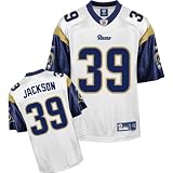 Reebok St. Louis Rams Steven Jackson Premier White Jersey Medium