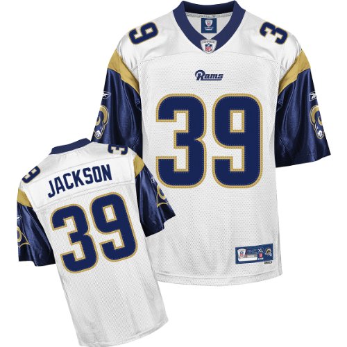 Reebok St. Louis Rams Steven Jackson Premier White Jersey Medium
