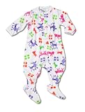 Argyle Dogs Footed Pajamas for Babies