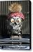Rat Rod Skull Hood Ornament 2 Canvas Print / Canvas Art - Artist Jill Reger