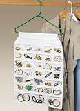DOUBLE SIDED HANGING JEWELRY ORGANIZER (66 Pockets)