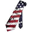 Lady Libery Neck Tie God Bless American Flag Men's NeckTie USA NEW