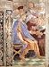 Art, Oil painting reproduction size 24x36 Inch, painting name: Justinian Presenting the Pandects to Trebonianus, by Raffaello