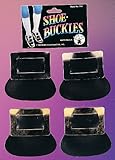 Shoe Buckles Colonial Silver Costume Accessory(M31)