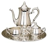 Reed & Barton Silver-plated Gadroon Silver-plated 4 Piece Coffee Set Best Deals