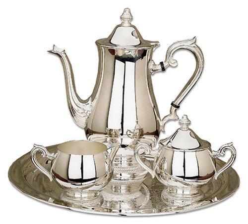 Reed & Barton Silver-plated Gadroon Silver-plated 4 Piece Coffee Set Best Deals