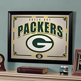 top sixtyfour 22 NFL Green Bay Packers Football Logo Framed Mirror