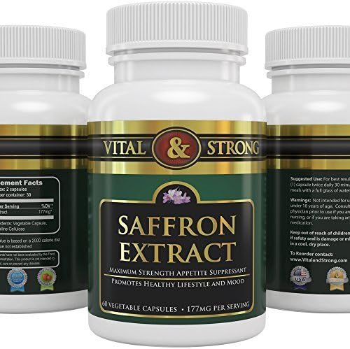 Vital and Strong Saffron Extract 60 Count by TLC Brands