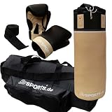 Boxing, Kit da pugilato per adulti, sacco da pugilato 12 Kg con guantoni 10 oz