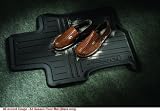 Honda Accord 2 Door Coupe All Weather All Season Black Rubber Floor Mats - fits model years 2008 2009 and 2010 - Complete set of 4 front and rear mats
