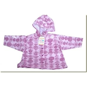 Sweet Potatoes - Kids Purple Floral Raincoat