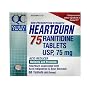 Quality Choice Non-presciption Heartburn 75 Acid Reducer Ranitidine 75mg. Tablet 60 Count ,  Boxes (Pack of 2)