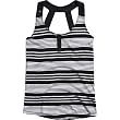 Fox Racing Network Girls Tank Sports Wear Shirt/Top w/ Free B&F Heart Sticker Bundle - Black
