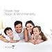 Bamboo Hypoallergenic Mattress Protector by Red Nomad - Breathable Cool Flow Technology for Maximum Circulation & Comfort - Full Size