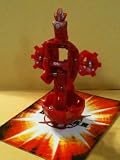 BAKUGAN SEASON 2 VESTROIA BAKUBRONZE NEW LOOSE PYRUS <RED> MEGA NEMUS 520G OVER 3 TALL!!!