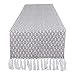 DII CAMZ11271 Mini Diamond Braided Table Runner, 15 x 72 inches, Gray