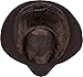 Sakkas F1218 Original Unisex Structured Wool Fedora Hat - Brown - S/M