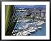 Overhead of Yachts at Port Moselle Marina, Noumea, New Caledonia Places Framed Art Poster Print by Holger Leue, 39x31