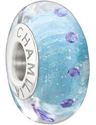 Authentic Chamilia Murano Charm Radiance Collection "Sea Sparkle" 2116-0079